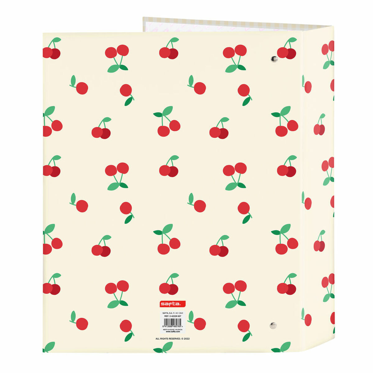 Biblioraft Safta Cherry Bej A4 27 x 33 x 6 cm